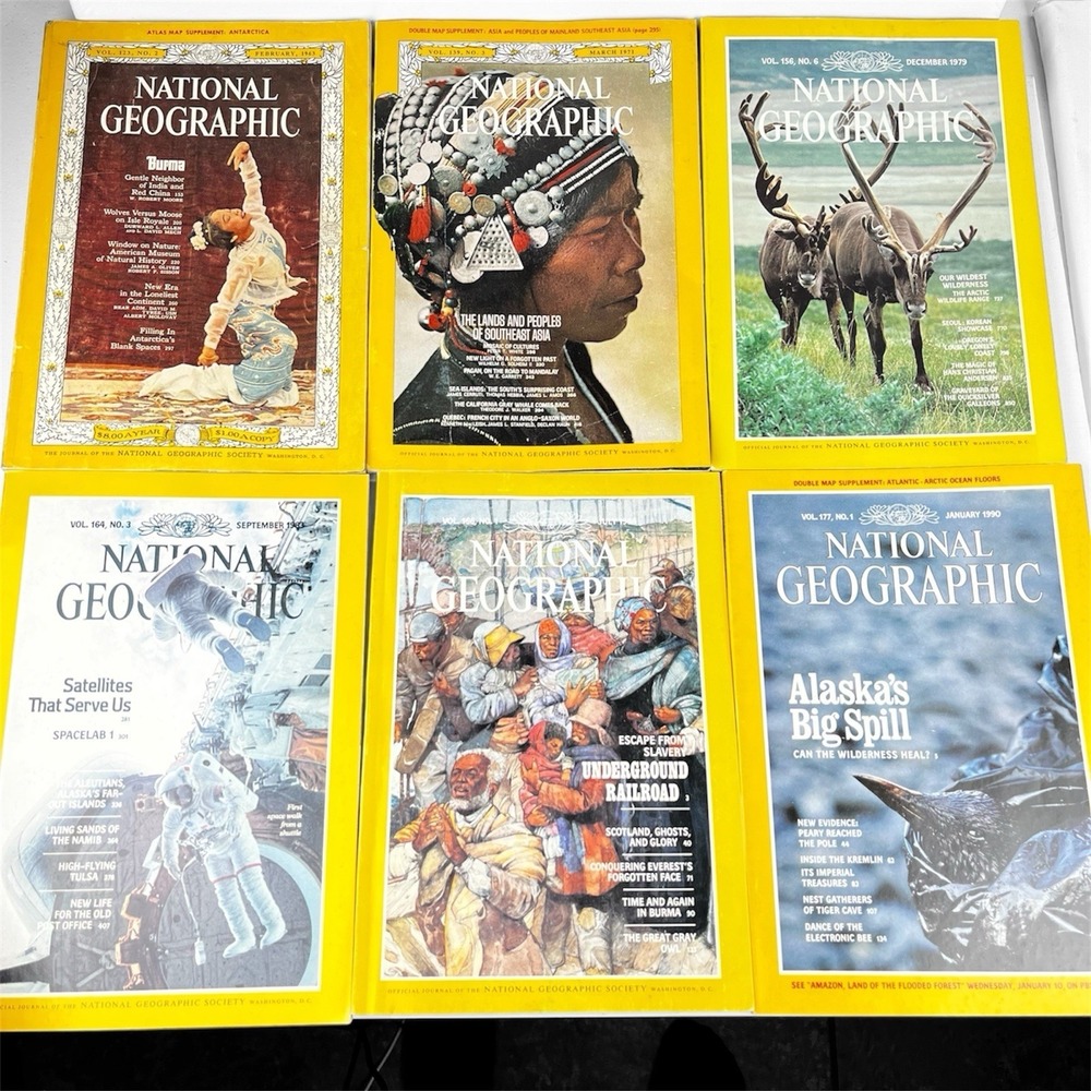 National Geographic Magazine Lot – 8 Issues‎ (1969–2000) - Picture 2 of 5